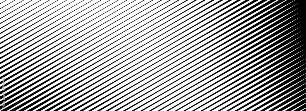 Aufkleber diagonal line halftone gradation texture. fade oblique stripe gradient background. black slanted pat