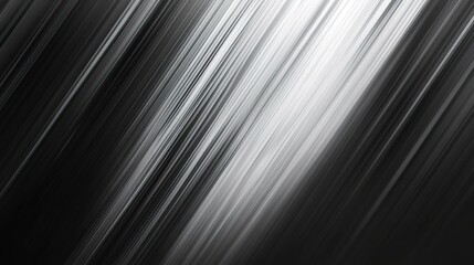 Fototapeta premium Black, white and gray blurred gradient background. Cover for poster, poster, product presentation. Banner for website. Desktop background, screensaver. Textured background with noise effect.