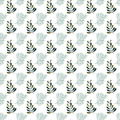 Free vector small winter flowers pattern