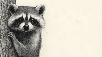 A Curious Raccoon