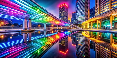 Abstract angle background with vibrant colors creating a dynamic and modern visual experience