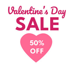Valentine’s Day Sale 50% Off Lettering
