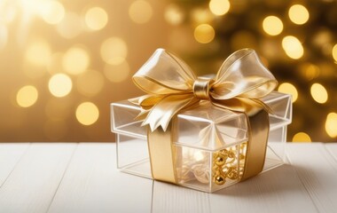 golden gift box