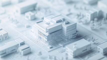 3d render house exterior