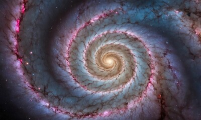 Artificial Intelligence. Image of the Galaxy. 