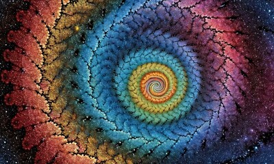 Artificial Intelligence. Image of the Galaxy. 