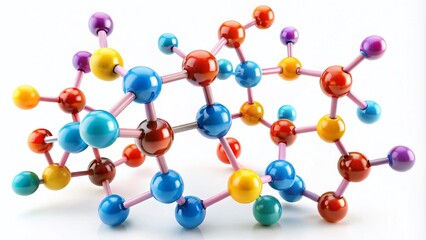 Obraz premium Chemical structure of sucrose formula displayed on a white background for educational purposes