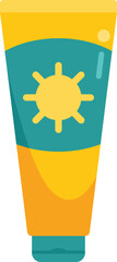 Sunscreen tube for protecting your skin from dangerous uv sun rays