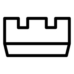 Obraz premium chess rock icon 