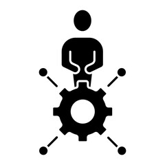 skill building concept line icon. Simple element illustration. skill building concept outline symbol design.