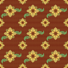 texture with flowers