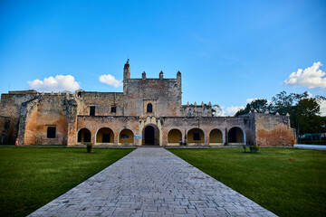 Fototapeta premium Convento de San Bernardino de Siena, en Valladolid Yucatán