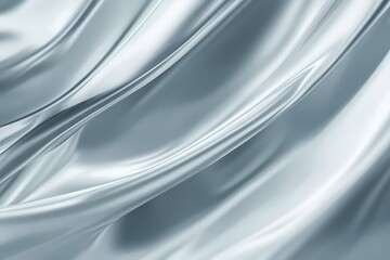 Fototapeta premium Sleek Silver Fabric Background for Modern Design