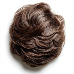 Naklejka premium long brown hair