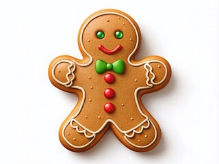 Festive Gingerbread Cookie Vector Design for Holiday Celebrations and Seasonal Treats Illustration