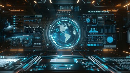 Create Futuristic HUD User Interface: Frames, Headers, Callouts, Pointers, and Dialog Boxes