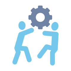 teamwork concept line icon. Simple element illustration. teamwork concept outline symbol design.