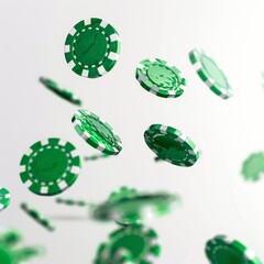 poker chips background