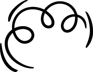 doodle line art hand drawn