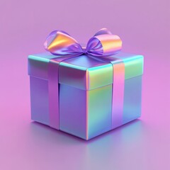 Fototapeta premium gift box with ribbon