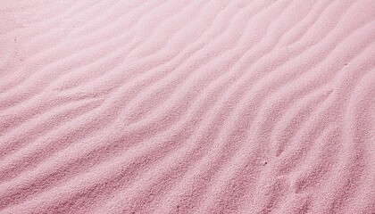Obraz premium 砂 ピンク 模様 砂紋 自然 柔らかい テクスチャ 波状 パターン シンプル ミニマル 美しい 風景 滑らか 明るい 風の跡 ナチュラル 屋外 静けさ 表面