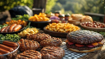 Fototapeta premium Summertime BBQ Feast