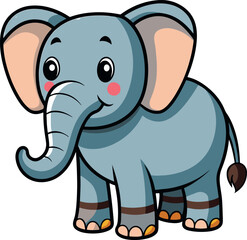 elephant clip art vector