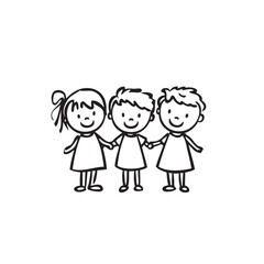 Kids or children icon symbol. Happy kids concept. Vector illustration