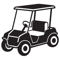 illustration of a golf cart