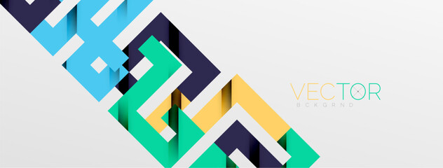 Color bend lines with shadow texture effect. Vector Illustration For Wallpaper, Banner, Background, Card, Book Illustration, landing page