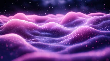 Obraz premium Abstract Purple Landscape