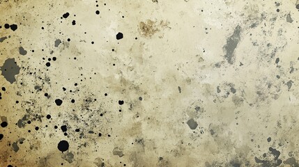 Textures illustration An abstract depiction of an old paper surface texture with a cardboard background, enhanced by a subtle halftone vector overlay and monochrome splatters for a vintage effect
