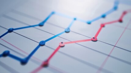 Detailed line graph illustrating steady GDP growth over time, clean white background with subtle shadows highlighting the upward trend, professional economic analysis visualization.