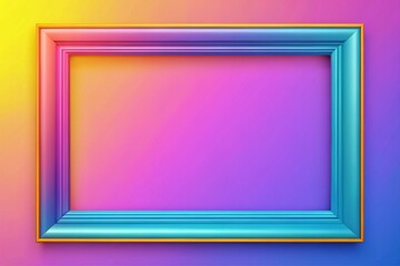 Simple Elegant Rectangle Frame with Border for Graphic Design, Presentations, and Visual Projects