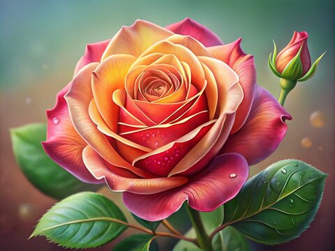 Step-by-step guide for beginners on how to draw a realistic and beautiful rose flower illustration