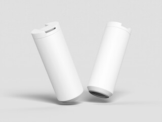 3D Rendering of a Blank Reusable Tumbler Bottle Mockup