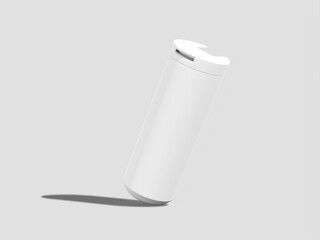 3D Rendering Eco Tumbler Bottle Mockup Isolated