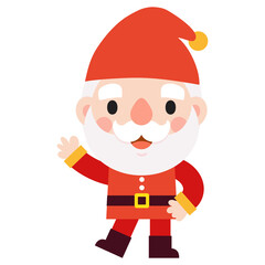 Funny Santa Claus, Merry Christmas and happy new year
