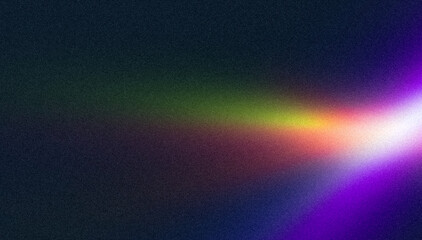Abstract grainy gradient background magenta purple blue green black glowing color wave dark backdrop noise texture banner poster header design