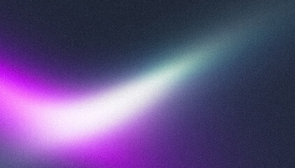 Abstract grainy gradient background pink purple blue black glowing color wave dark backdrop noise texture banner poster header design