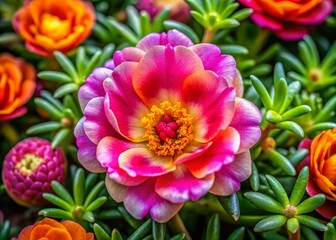 Understanding Moss Rose: A Vibrant Succulent Flower with Colorful Blossoms and Unique Characteristics