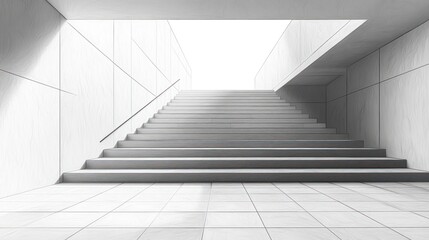 Fototapeta premium Modern Staircase Design