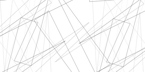 Fototapeta premium Abstract architectural white background. Geometric -Vector illustration. repeating linear hexagon shape. Pattern is clean usable for wallpaper, fabric, printing