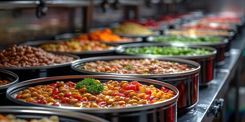 Fototapeta premium peppers in a market