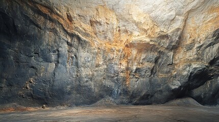 Old wall in a cellar