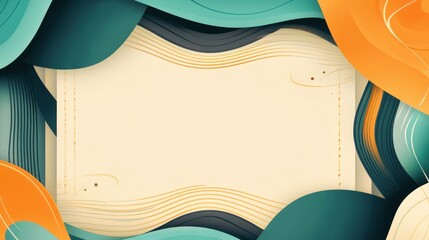 An abstract certificate background featuring creative shapes and color gradients, adding a modern touch to traditional designs.