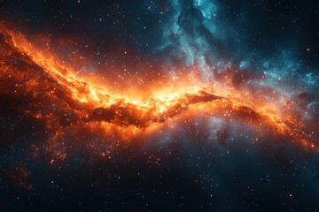 Cosmic Nebula: A Symphony of Colors