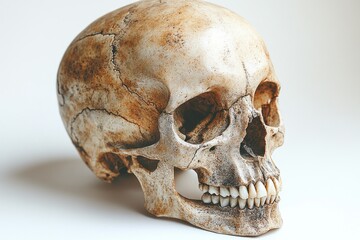 Obraz premium Human Skull Closeup
