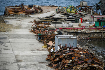 Obraz premium Scrap metal dump