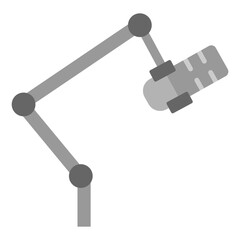 Illustration of Microphone Flat Icon
